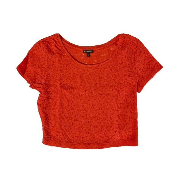 EXPRESS Lace Crop Top M - Picture 1 of 3